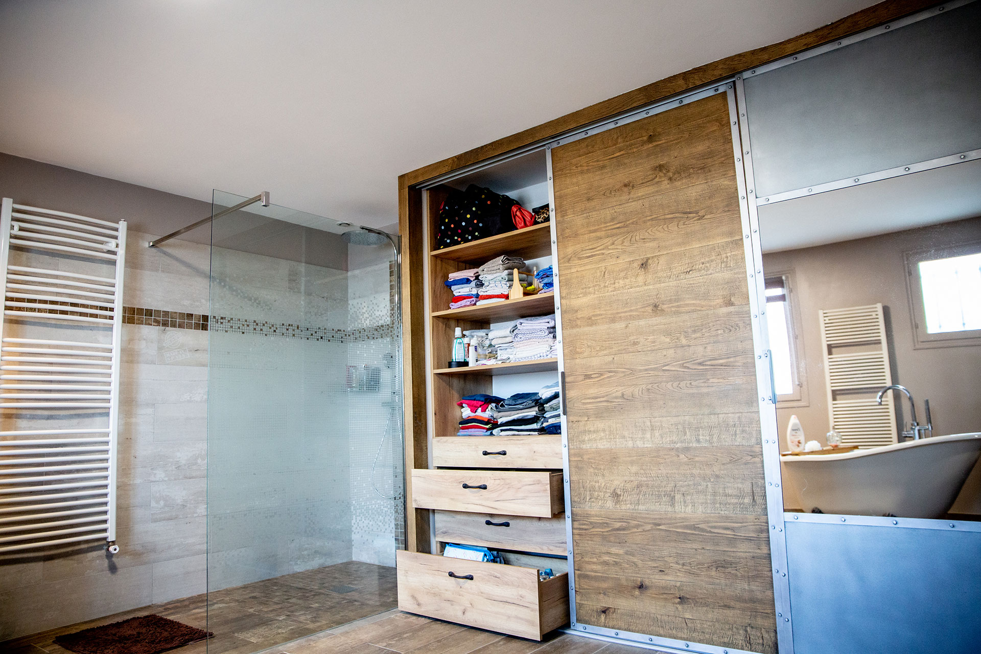 Armoire de salle de bain sur mesure